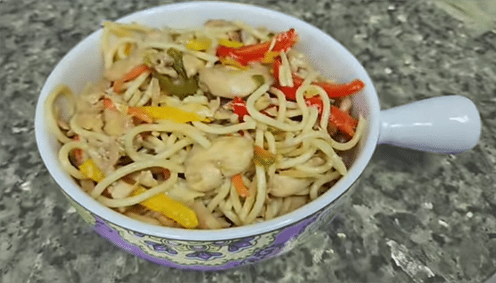 Ingredients for Chow Mein